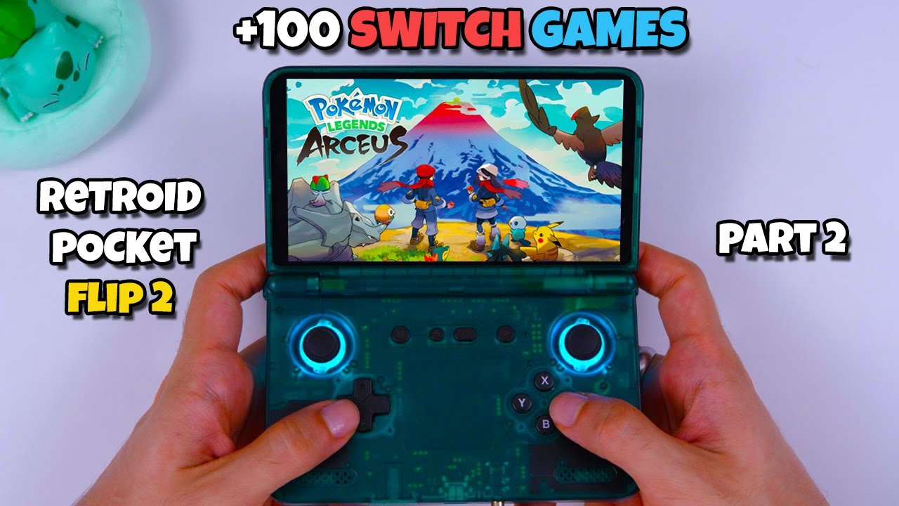 Probamos 100 Juegos de Switch en la RETROID POCKET FLIP 2 | PARTE 2