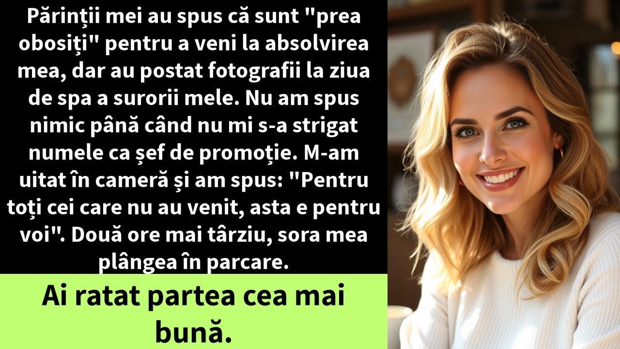 Părinții mei au spus că sunt 