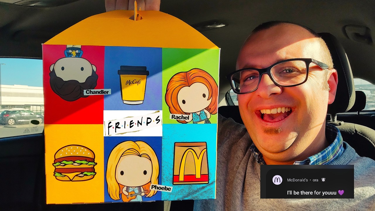 Ho provato il NUOVO FRIENDS MCDONALD'S MENU !!