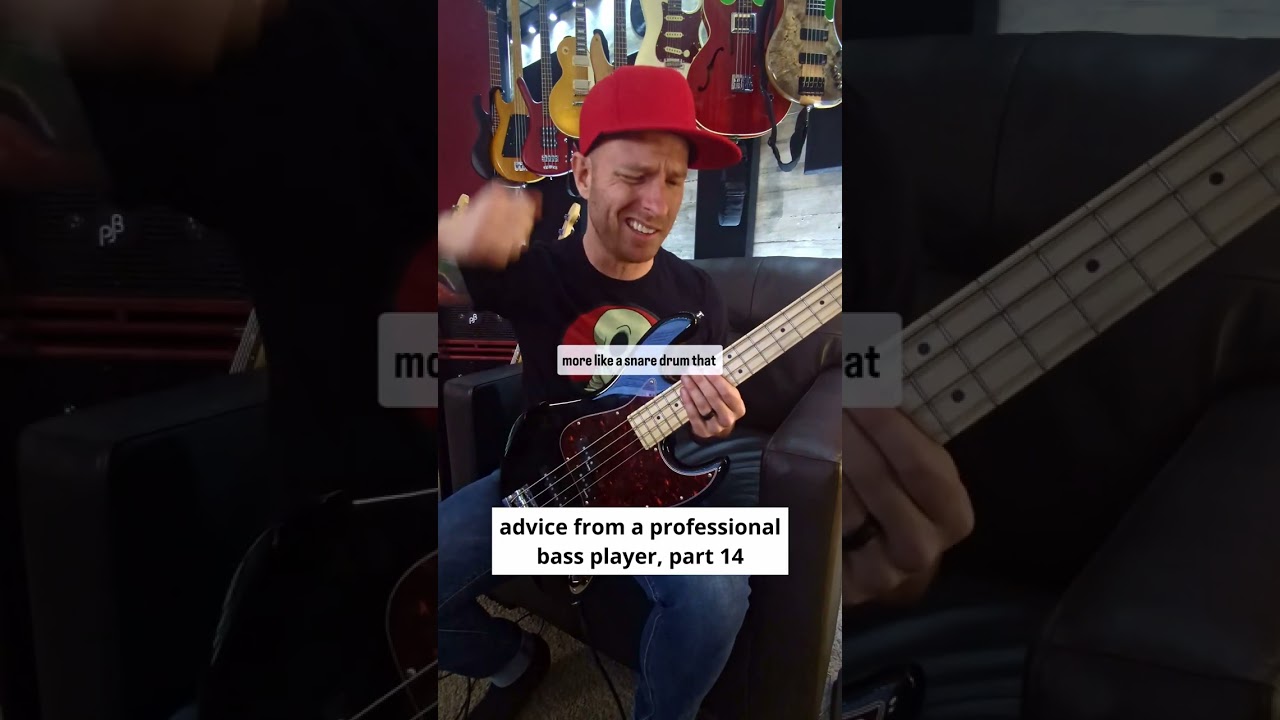 Advice from a professional bass player