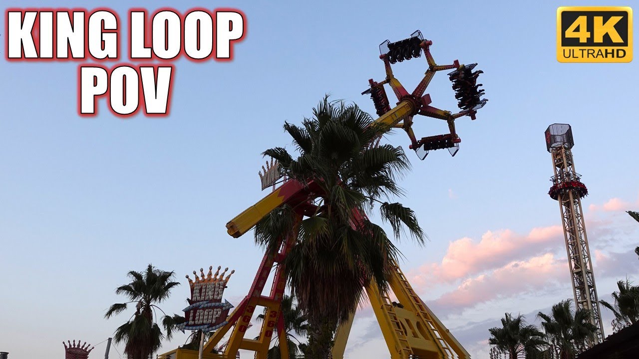 King Loop POV (4K 60FPS), ViaSea Technical Park Loop Fighter | Non-Copyright