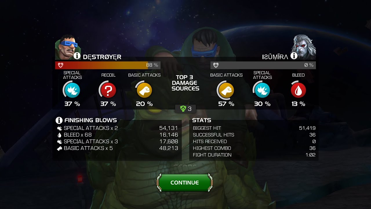 Mole Man vs Knull Node 31 [XMN-L] vs [&bull;EVO&bull;]