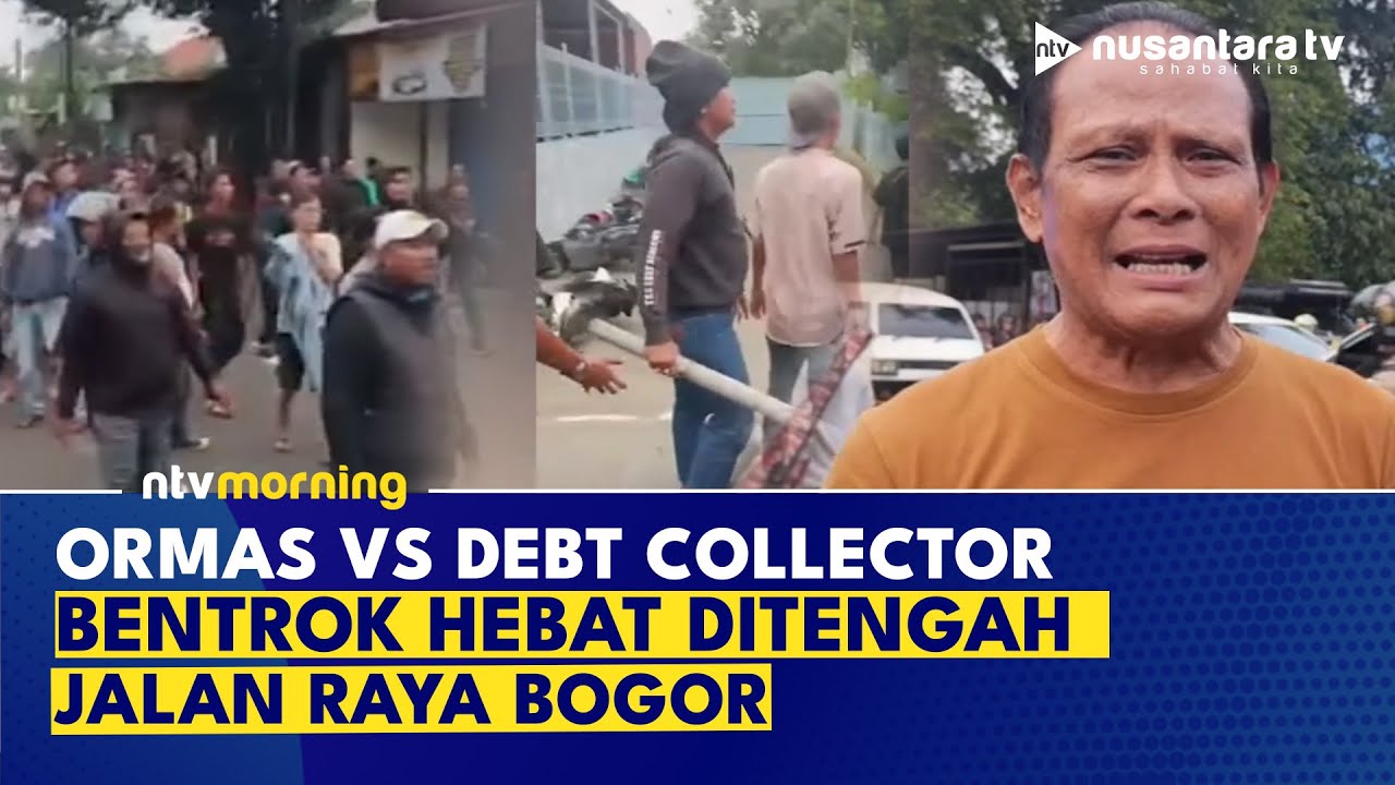 Bentrok Panas Ormas vs Debt Collector di Depok, Polisi Tangkap 7 Provokator | NTV MORNING