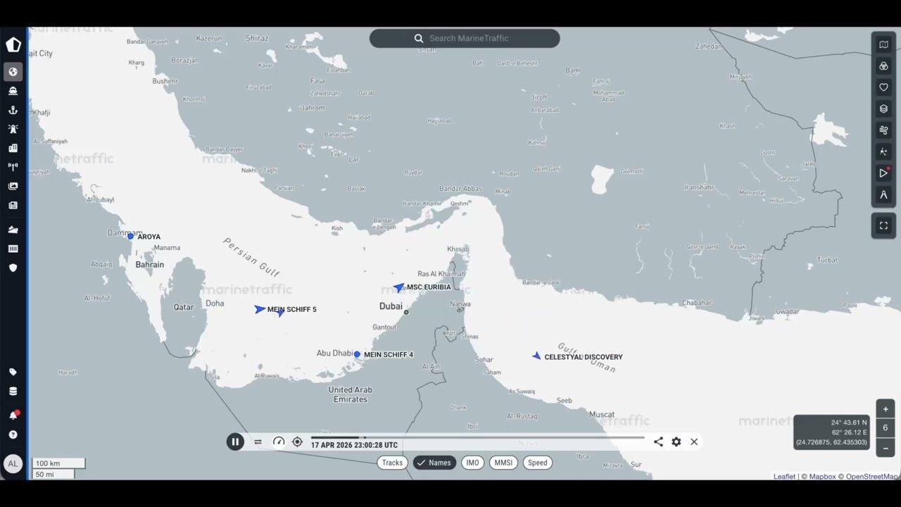Six cruise ships clear Strait of Hormuz during brief reopening