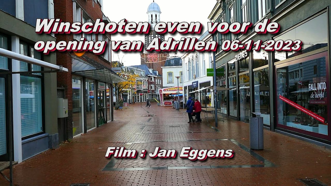 Winschoten even voor de opening van Adrillen 06 11 2023