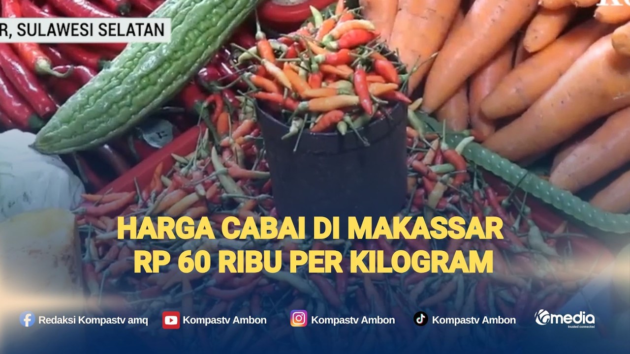 Harga Cabai di Makassar Rp 60 ribu per kilogram