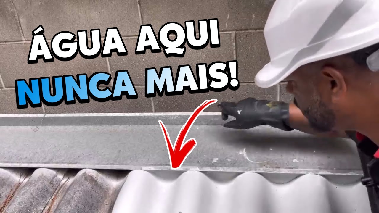 COMO BLOQUEAR A ENTRADA DA ÁGUA POR BAIXO DO RUFO!