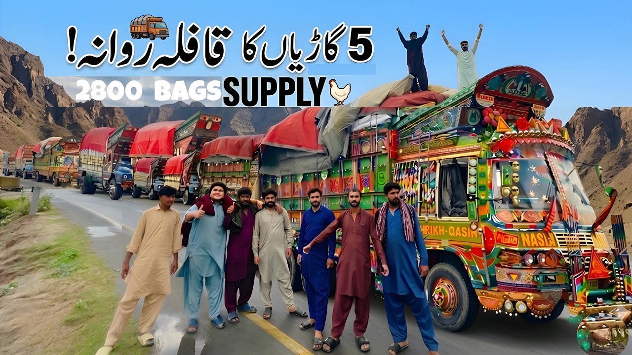 Alhamdulillah قافلہ Rawana 🚛| Over 2800 bags Supply📍FDI 192 SAB 6667 EA 7929 SAI 214 Or  238 سنگت❤️