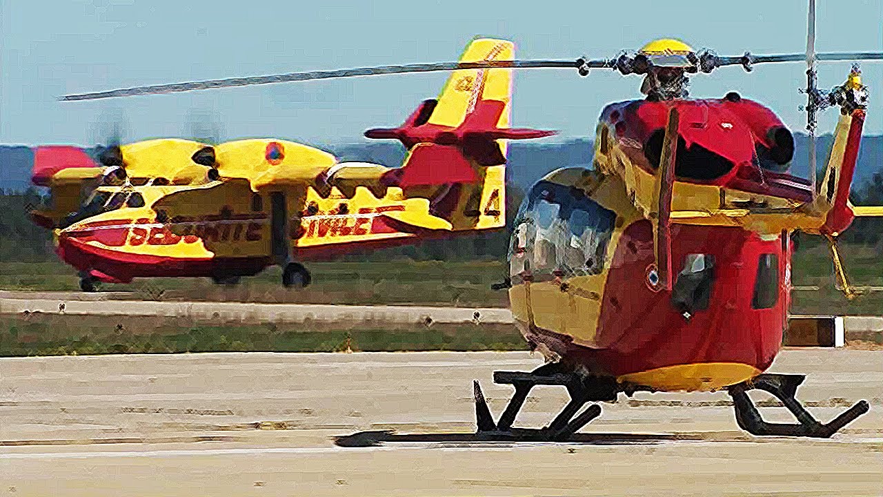 Inauguration Base Sécurité Civile Nîmes-Garons 2017 - Carnet de vol - France 3