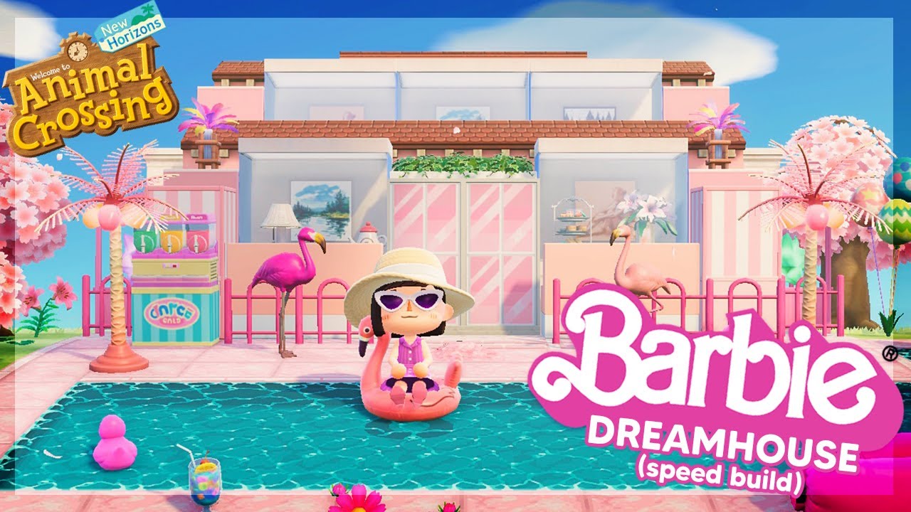 Barbie's Dreamhouse 🏠💕  Animal Crossing New Horizons // Speed Build
