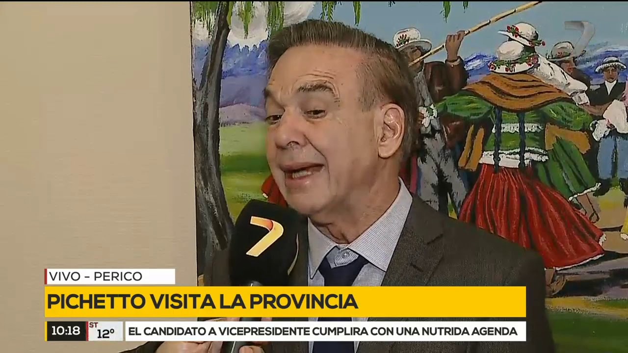 Miguel Angel Pichetto visita la provincia