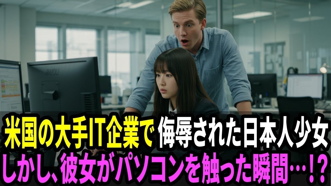 「子供が何ができる？」笑われた14歳の日本人少女。だが、米国の大手IT企業を救ったのは…その小さな指先だった！