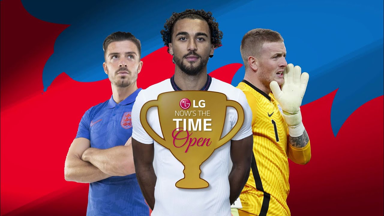 The LG FootGolf Open with Jack Grealish, Calvert-Lewin and Jordan Pickford