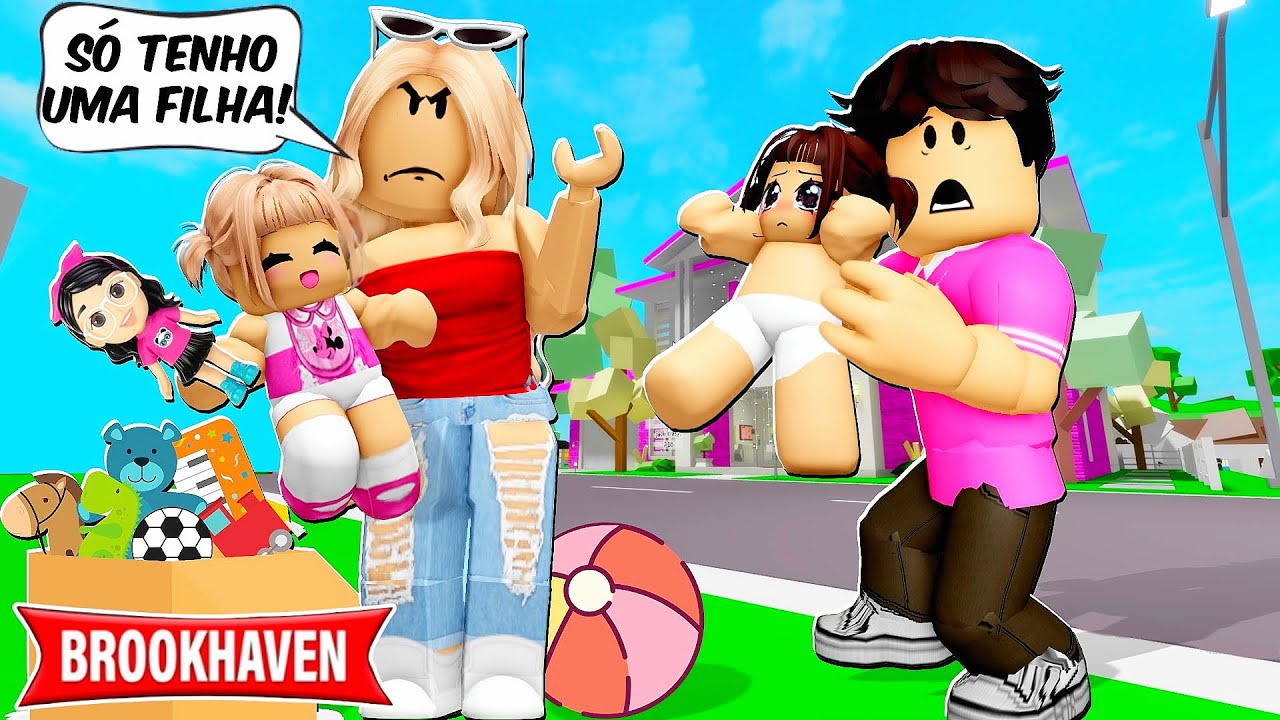 A FILHA GÊMEA PREFERIDA DA MÃE | Historinha ROBLOX | Brookhaven RP🏡