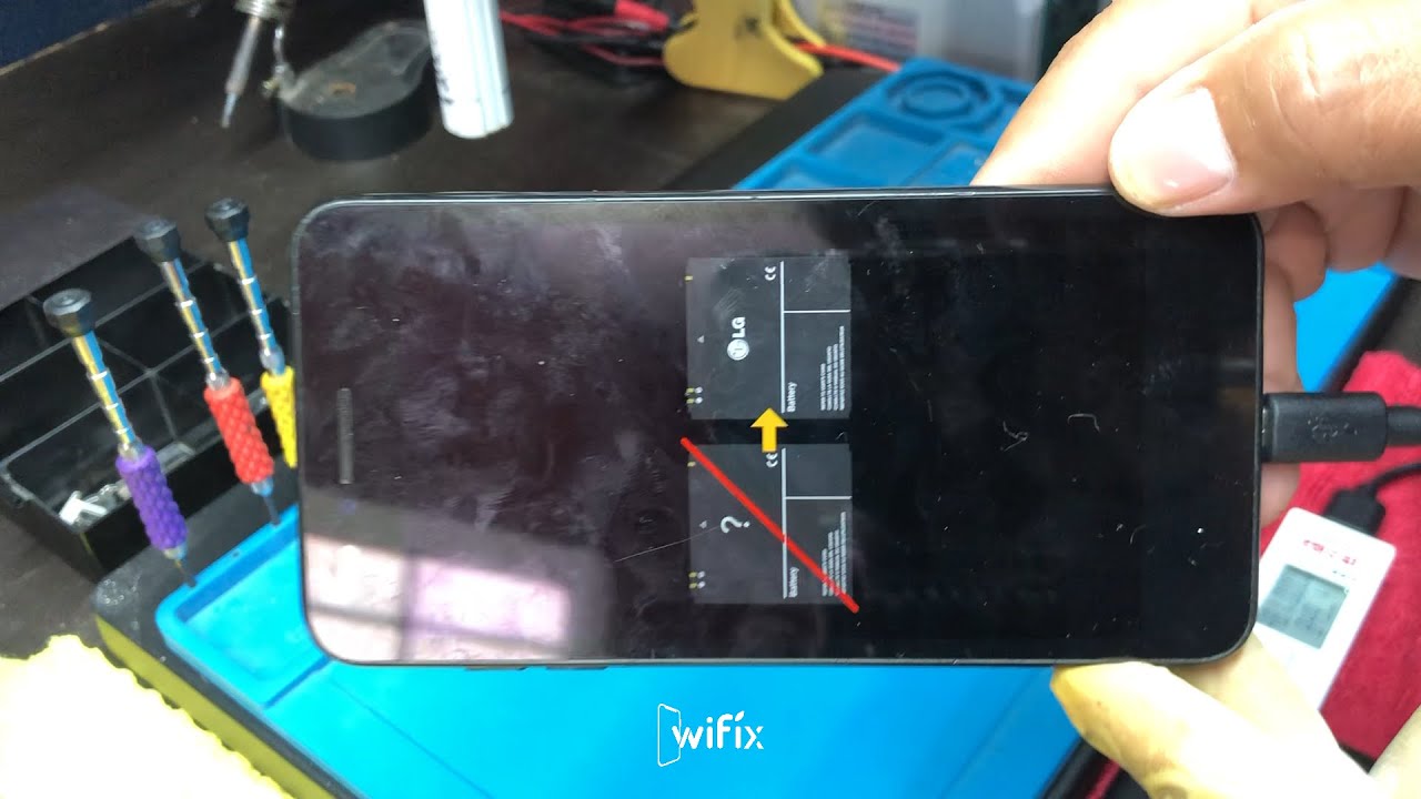 Solución batería no valida LG K9 No carga