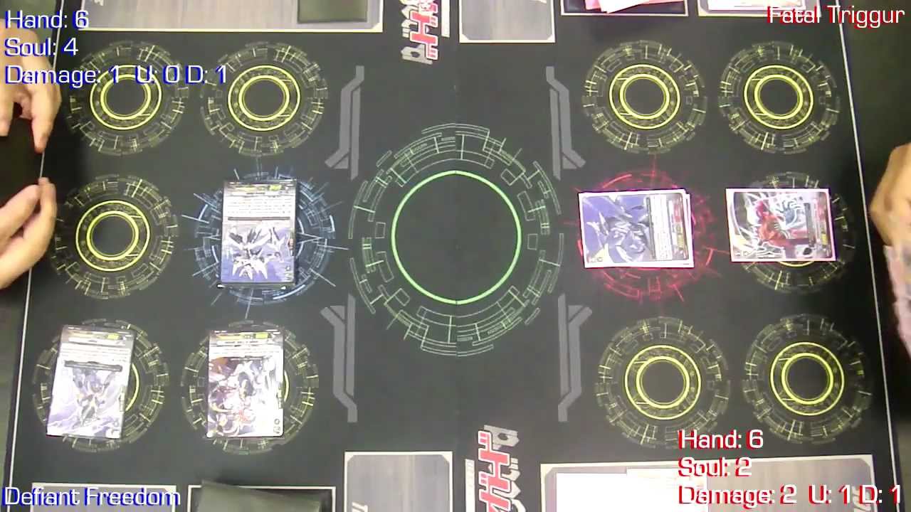 Cardfight Vanguard - Royal Paladins vs Kagero - Game 1