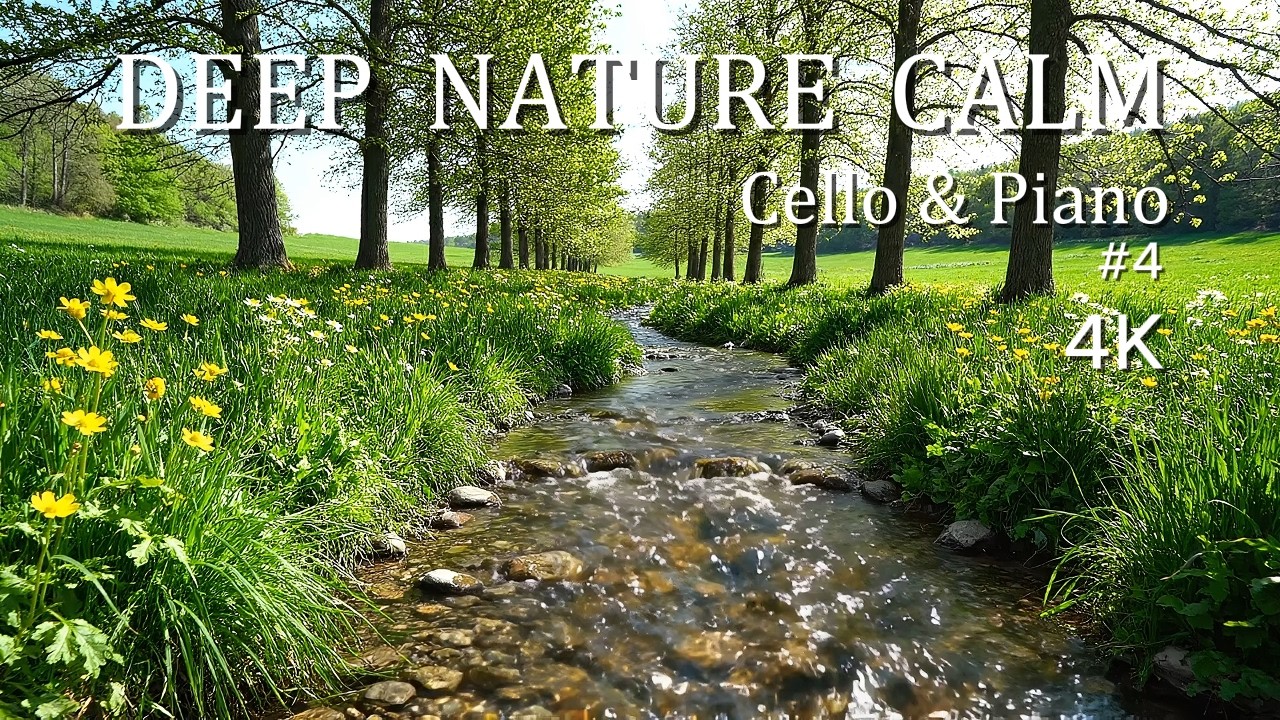 Deep Nature Calm 4K #4 | Cello & Piano