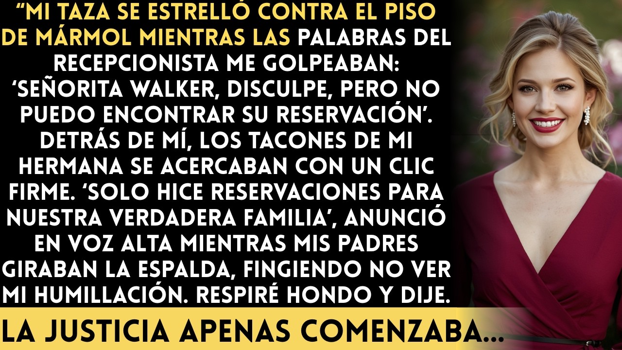 Mi familia no me reservó habitación en nuestro viaje—lo que pasó después los dejó en shock...