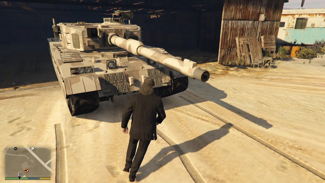 Grand Theft Auto 5 - Где найти танк после покупки
