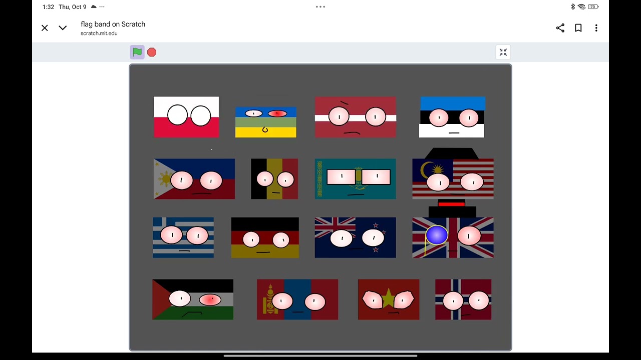 Flag band but remaked and did al flags 