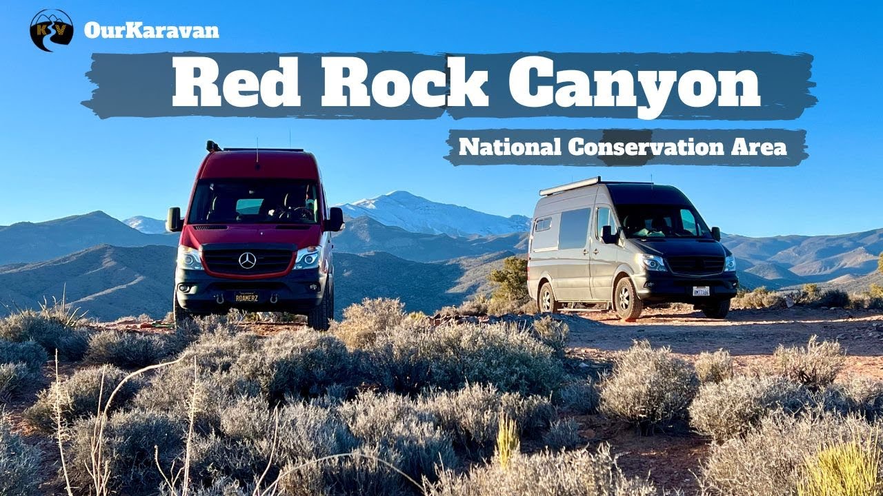 Red Rock Canyon via DIY camper van