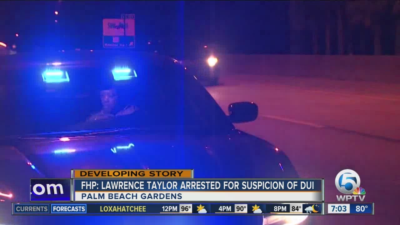Former NFL player Lawrence Taylor arrested under suspicion of DUI