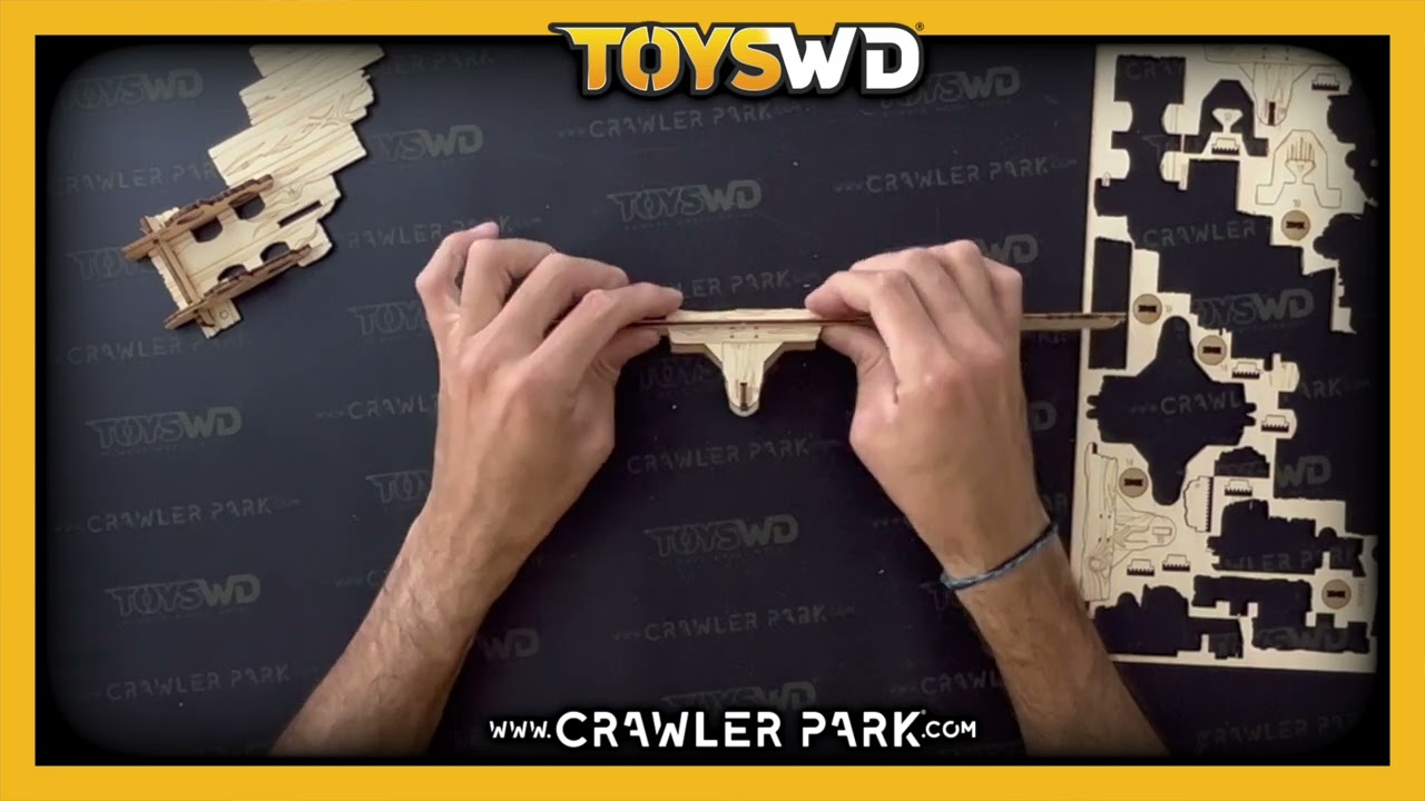 Assembly Double Seesaw Obstacle Crawler Park