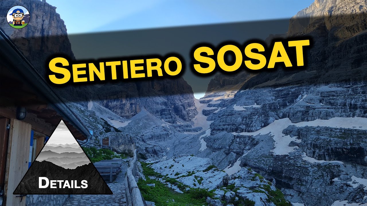 Sentiero SOSAT | Verbindungsklettersteig zwischen Rifugio Tuckett und Rifugio Alimonta