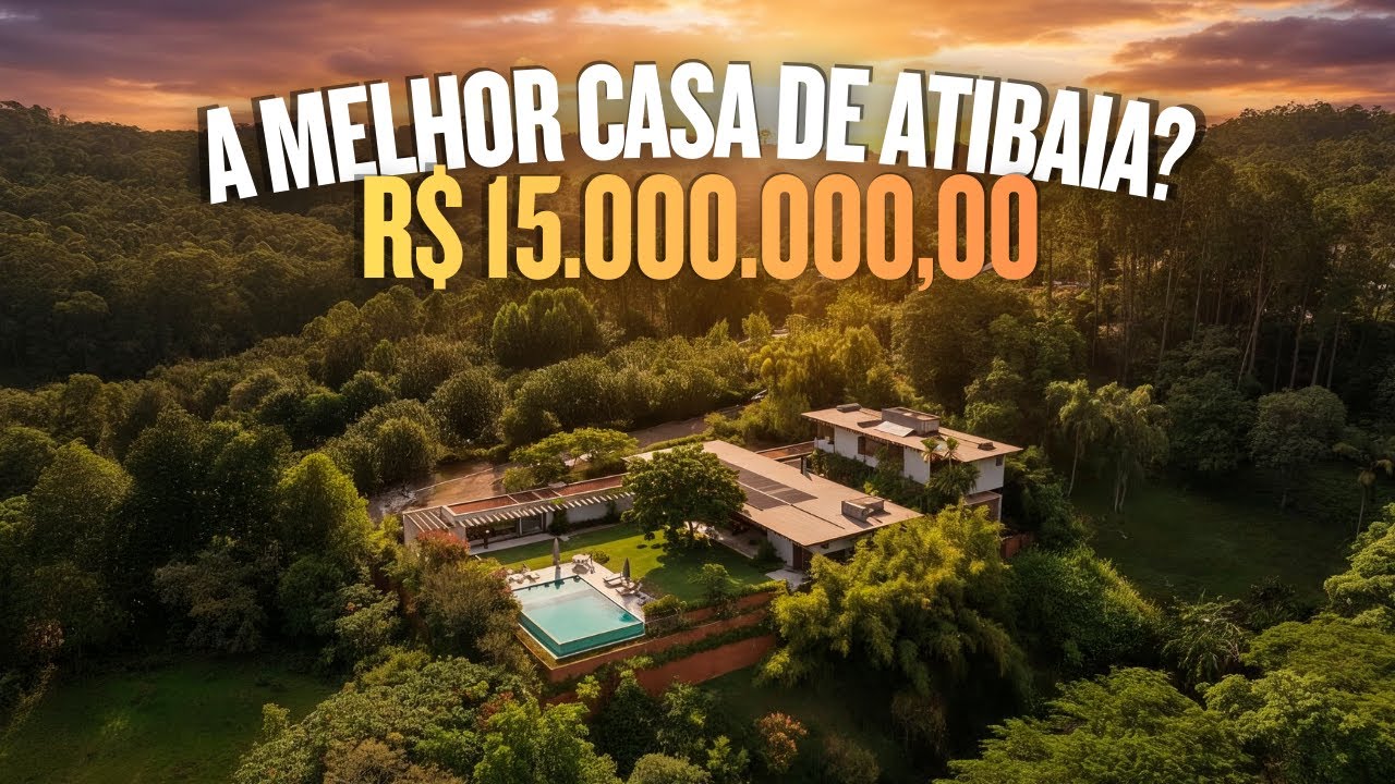 MANSÃO de CINEMA de R$ 15.000.000,00 á VENDA em ATIBAIA, a MELHOR CASA!