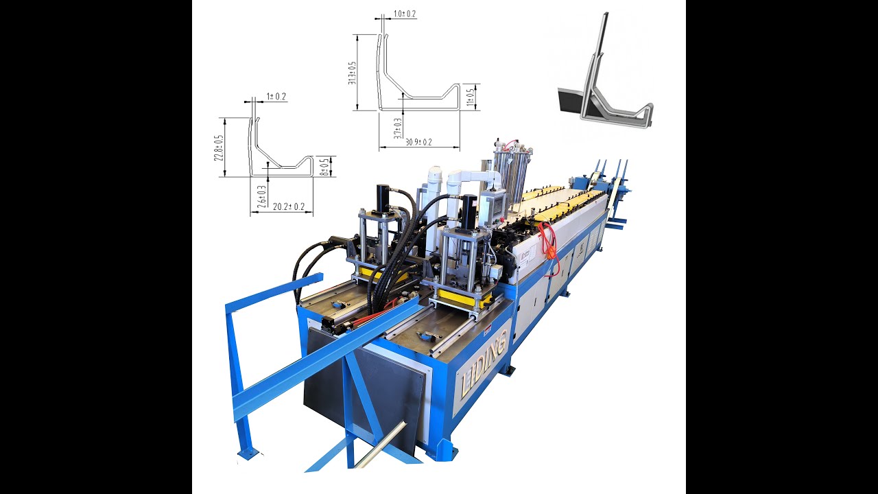 HVAC TDC Duct Flanging Machine 2 IN 1. Model: TDC-T30&T20 0.8-1.0, 20 Station, 20&30mm Flange