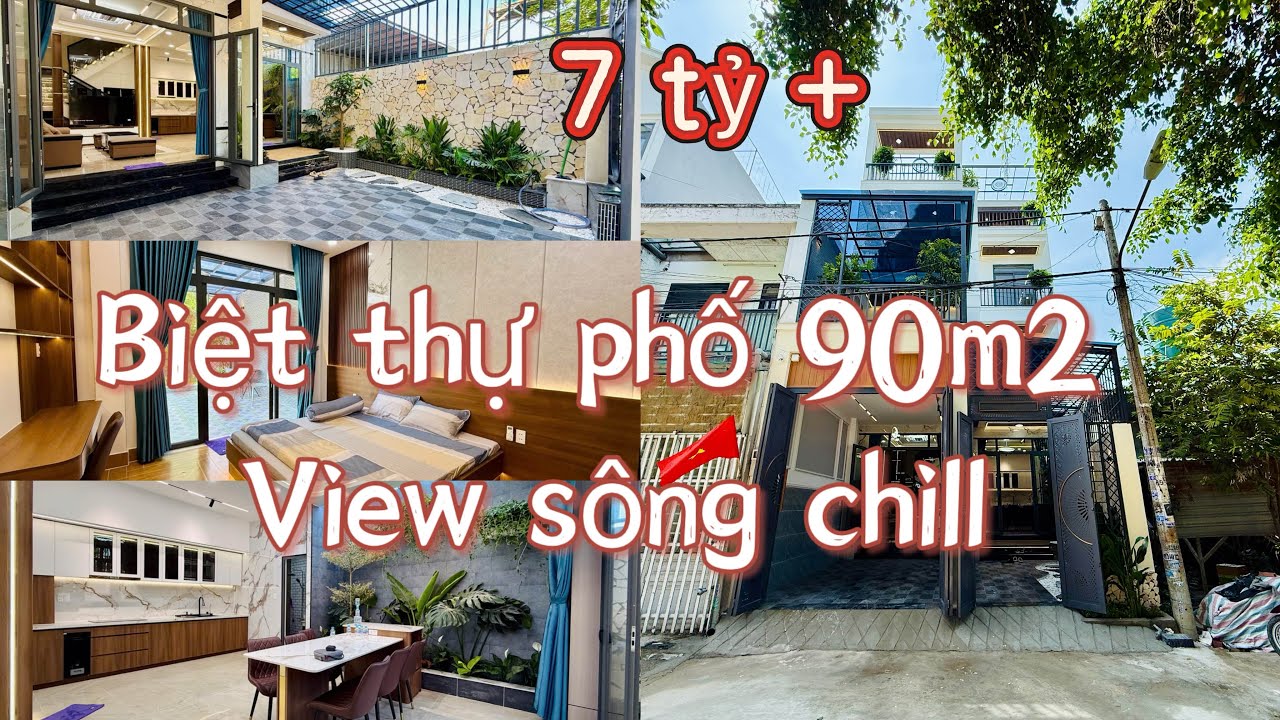 Đẳng cấp thiệt sự, biệt thự phố 2 mặt tiền view sông chỉ 7 tỷ hơn #nhadatq12 #nhadepq12 