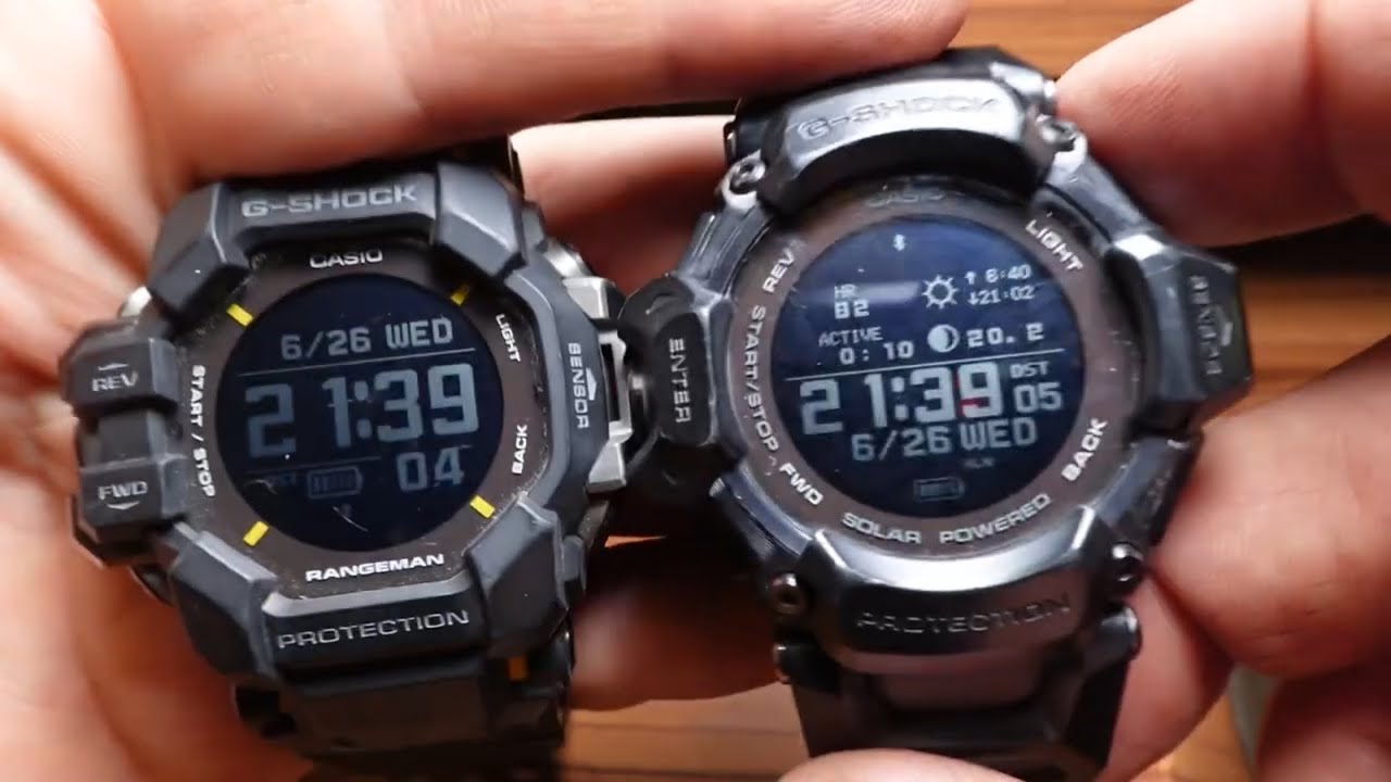 G-Shock RANGEMAN vs. GBD-H2000