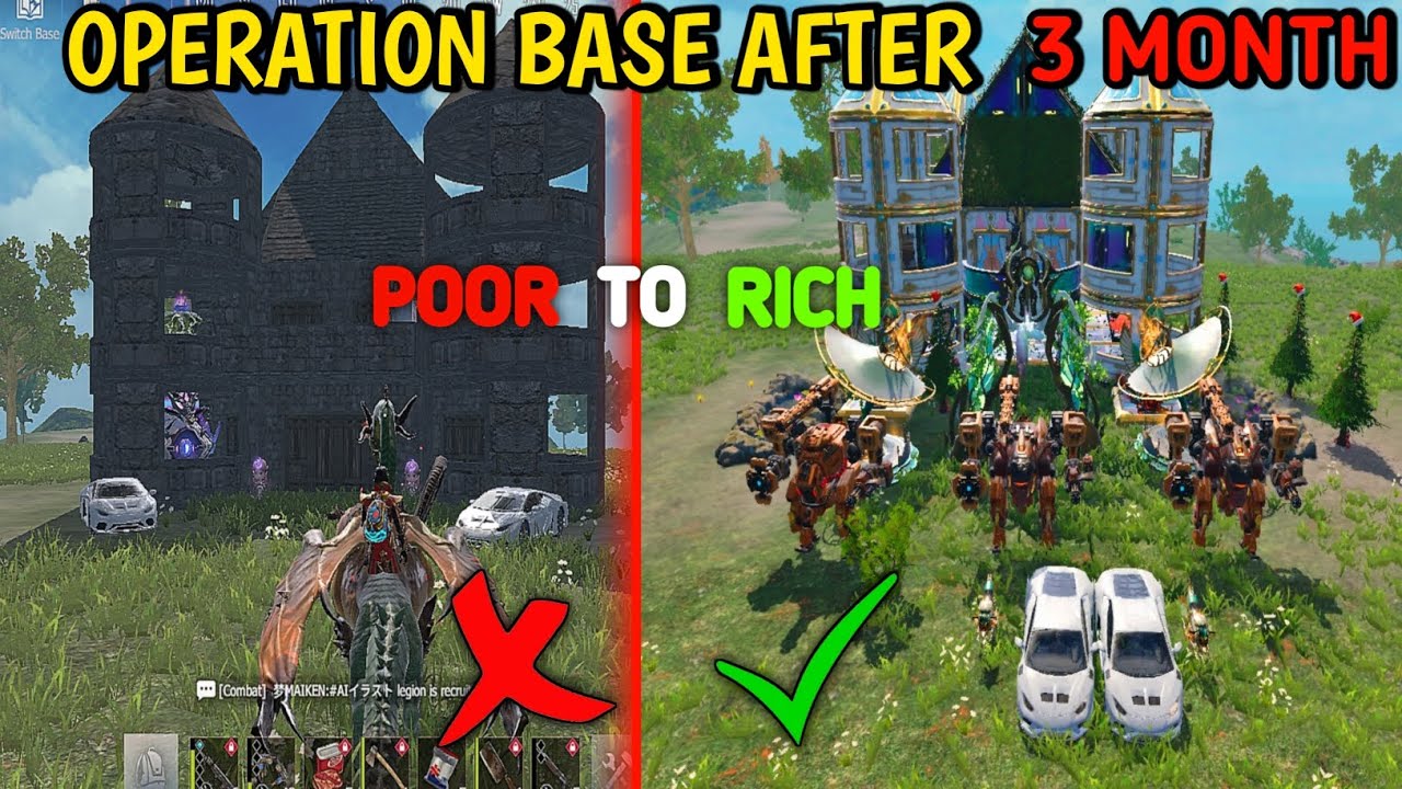 OPERATION BASE AFTER 3 MONTH ( POOR TO RICH ) MY STRUGGLE UNSTABLE 📈🥵 #lastislandofsurvival  #ldrs