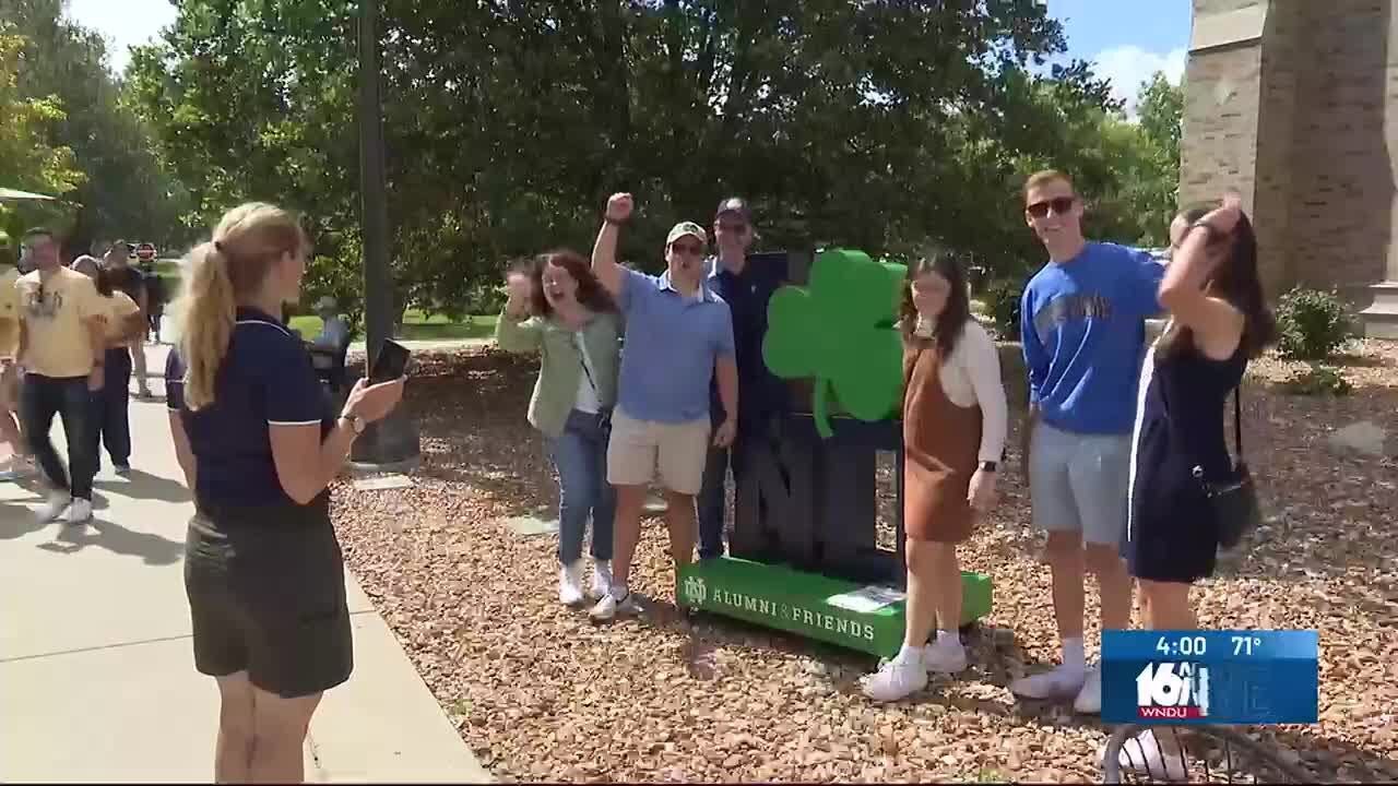 Notre Dame's campus buzzing ahead of football home opener