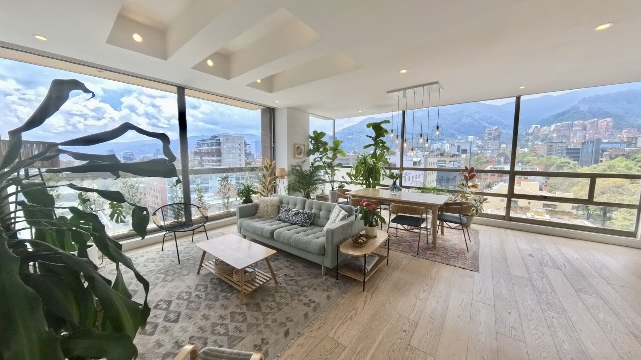 No te pierdas este espectacular apartamento penthouse cerca al parque de la 93 con amplia terraza