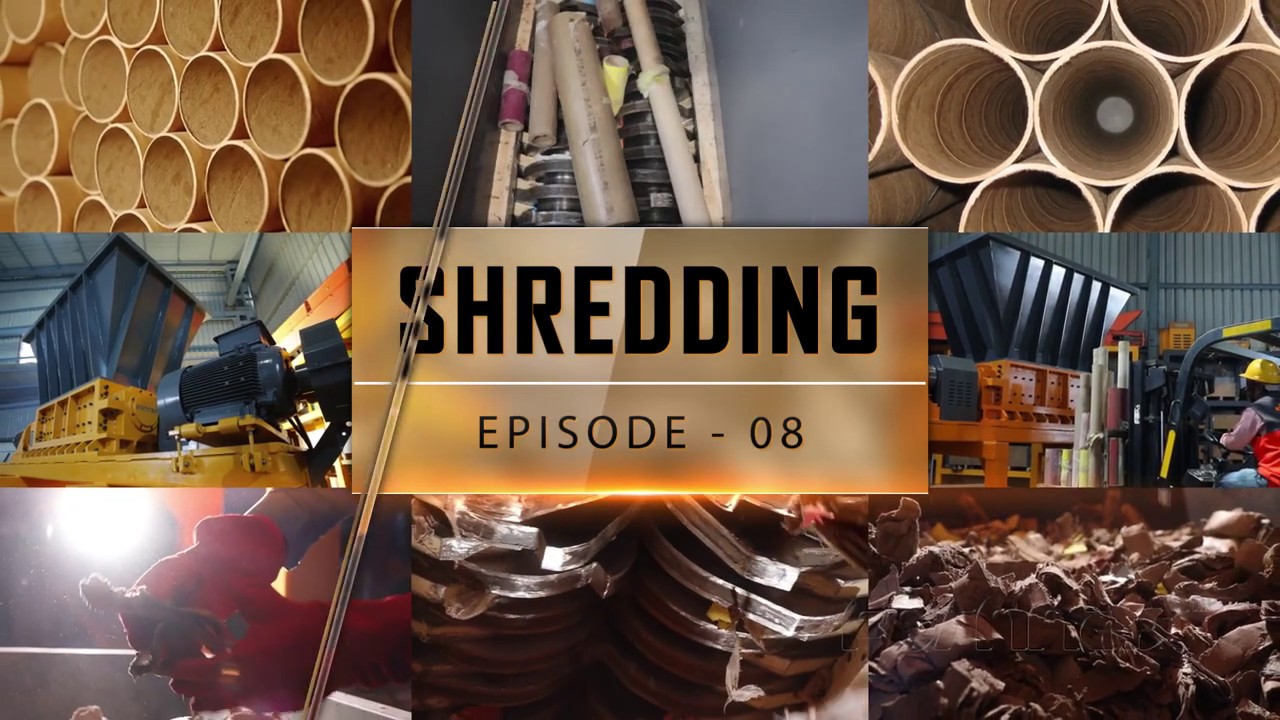 CARDBOARD CORE CUTTING (RECYCLING) MACHINE SR-50 | PAPER SHREDDER MACHINE MANUFACTURER | EP. 8