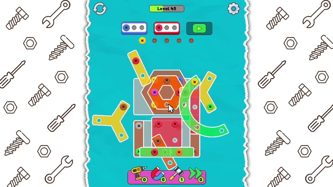 Screw Out: Bolts and Nuts - Level 45