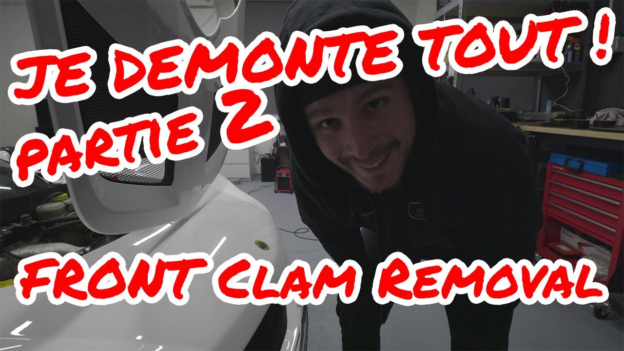 Je demonte tout ! PART 2 #front #clam #removal #opel #speedster