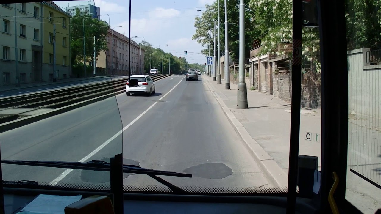 Jízda linkou 167 směr Nemocnice Na Homolce