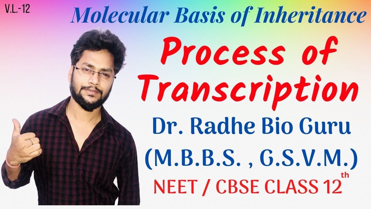 Process of Transcription | Dr. Radhe Bio Guru