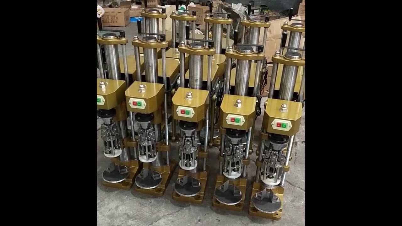 Ropp screw capping machine for 18*12 size caps on small bottles