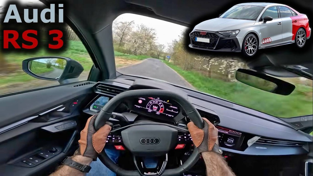 2026 Audi RS 3 Sedan - POV driving - 4K - #nowords
