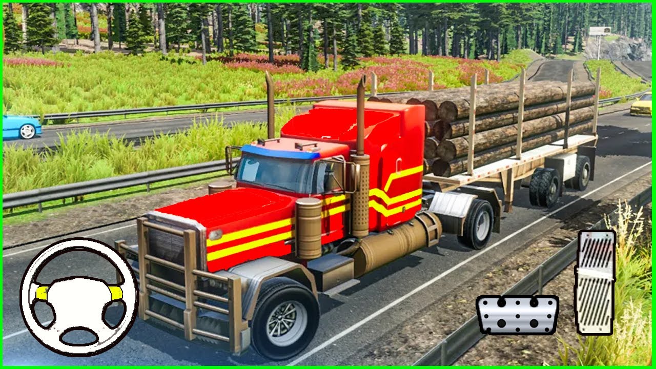 Peacefully Enjoy This Truck Driving At Village Beautiful View | Truck Simulator Driving Games #1