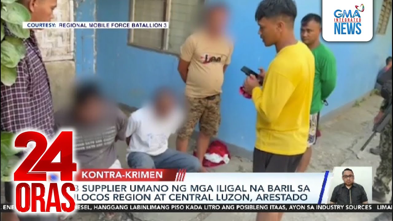3 supplier umano ng mga ilegal na baril sa Ilocos Region at Central Luzon, arestado | 24 Oras
