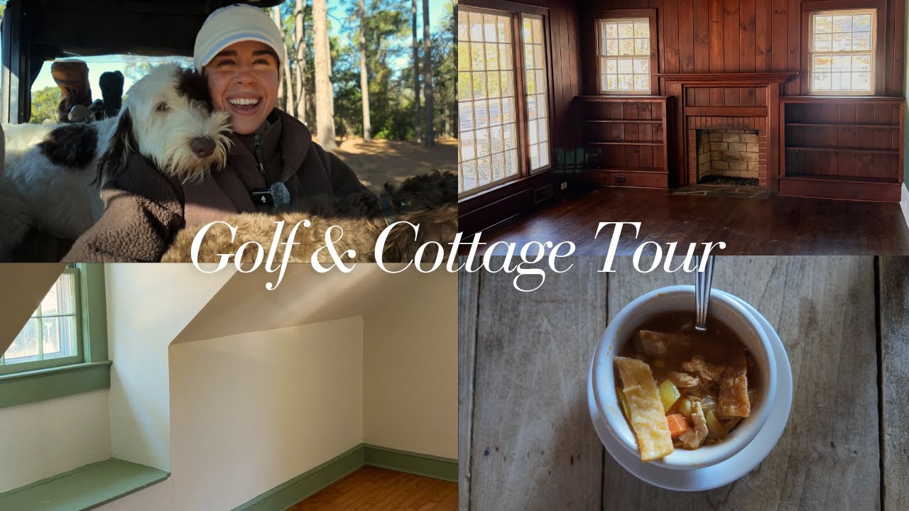 A Cold Nine & Cottage Tour in Pinehurst, Moving???🌲🔑