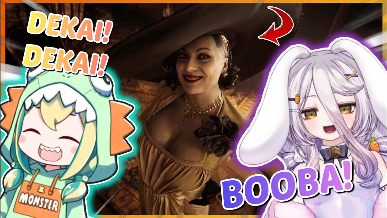 Henya's Reaction To Meeting Lady Dimitrescu ft. a Certain Monster-Alien [Resident Evil: Village]
