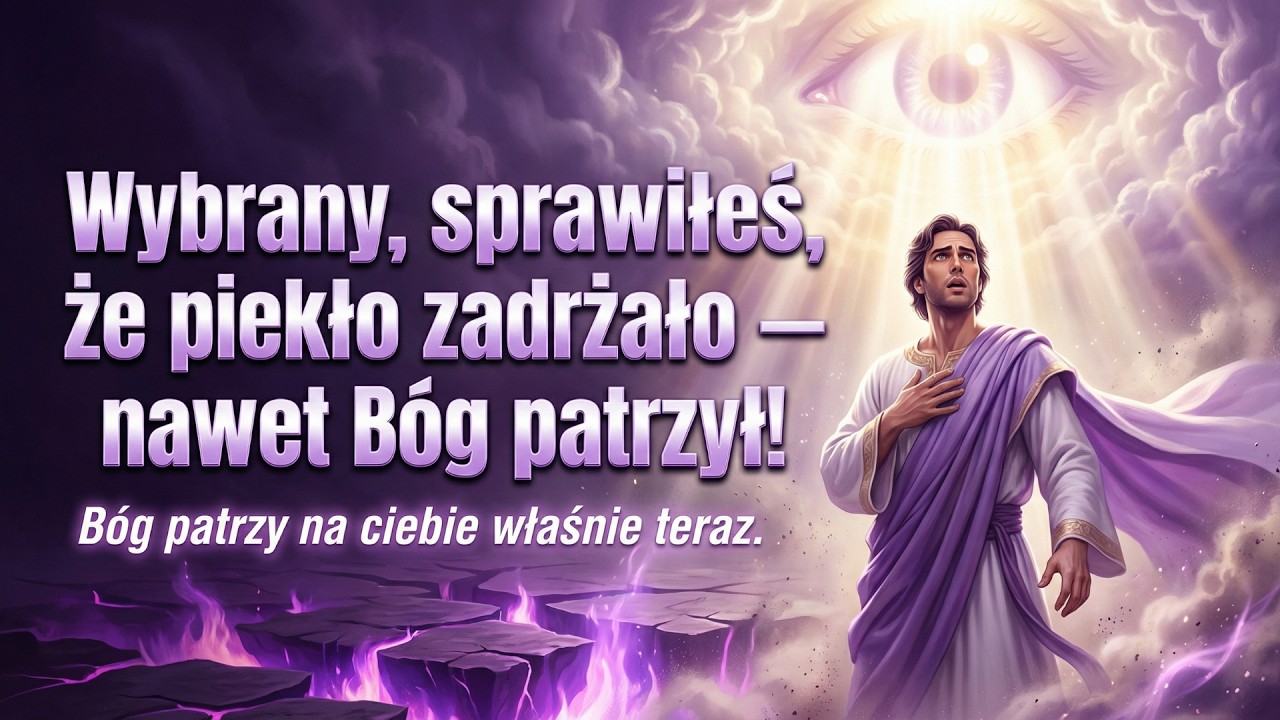 Wybrany, sprawiłeś, że piekło zadrżało – nawet Bóg patrzył!