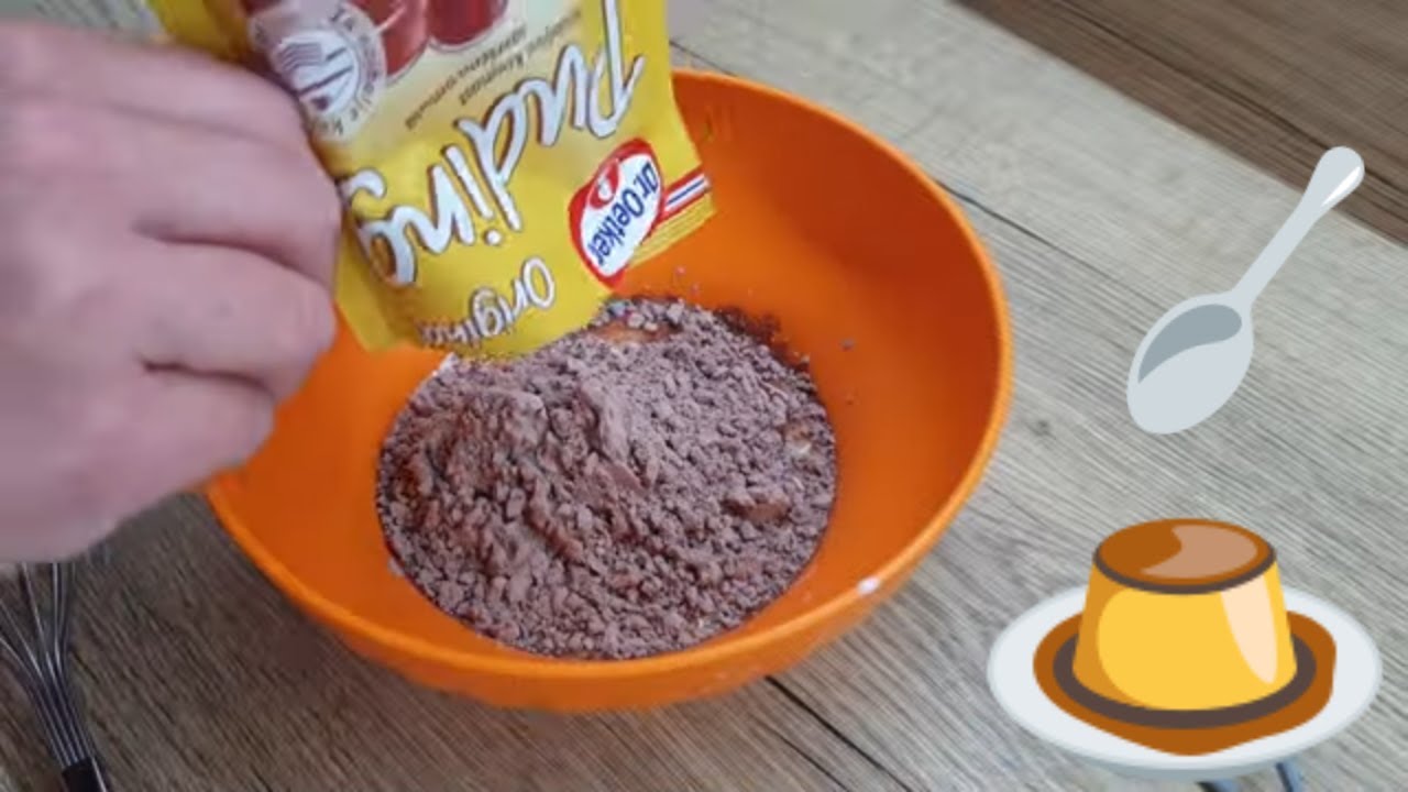 Chocolate pudding, how to make I Dr. Oetker, no talking