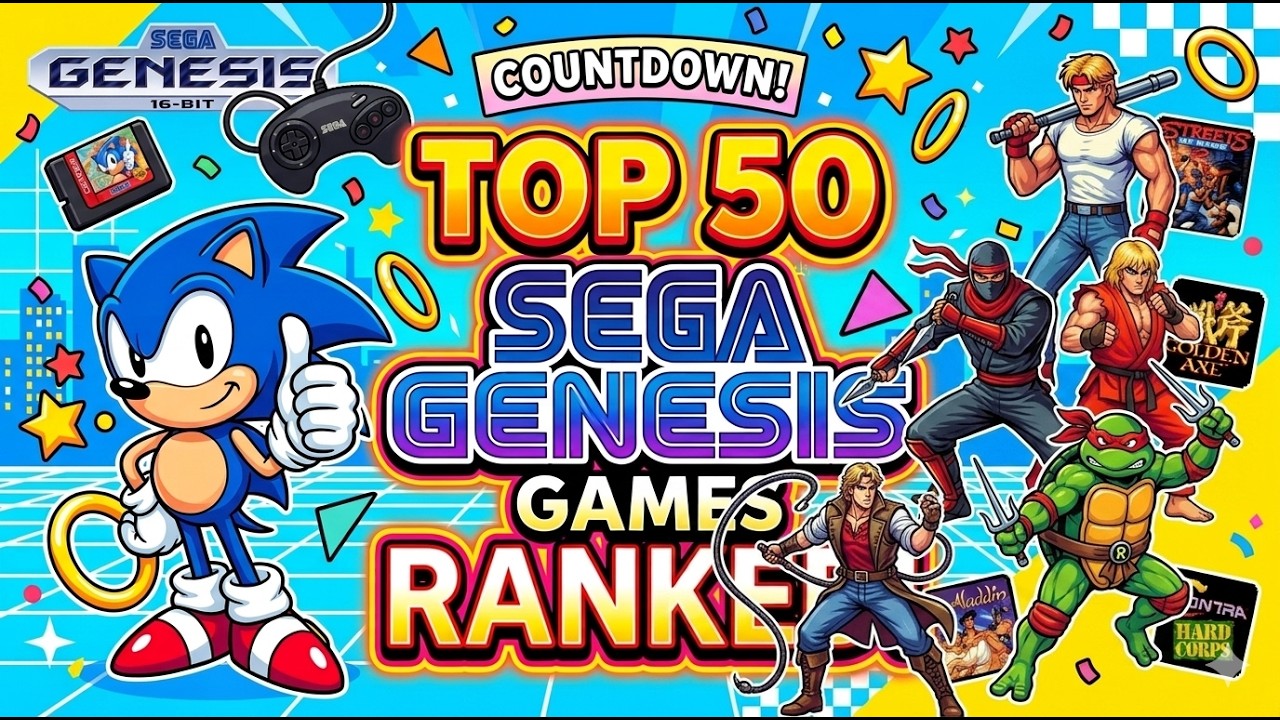 Top 50 Sega Genesis / Mega Drive Games