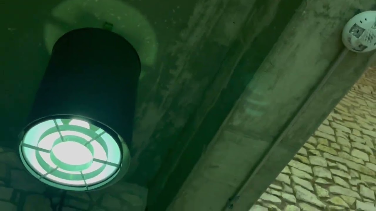Mercury Vapor lit stairwell update, November 2025 